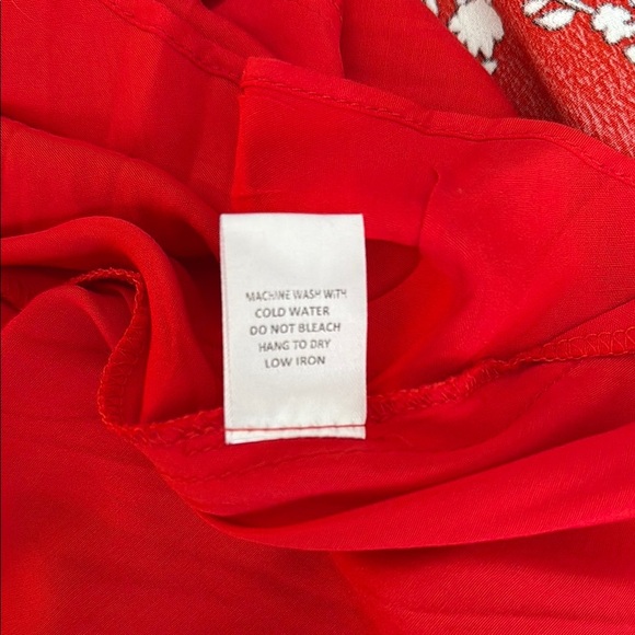 Vici Red and White Off-the-Shoulder Mini Sundress - Picture 13 of 14